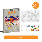 Mideer World Traveler Coloring Poster 3+ | The Nest Attachment Parenting Hub